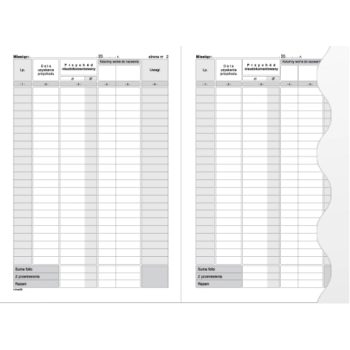 Ewidencja sprzedaży A5 K4